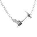 带琉森锤的米粒项链