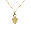 迷你匕首饰片项链