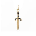 密镶格挡匕首吊坠