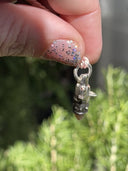 Custom Watchful Hound Pendant with Your Choice of Stones