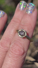 Sigrid - Rosecut Hex Diamond Ring