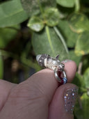 Custom Watchful Hound Pendant with Your Choice of Stones