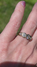Avalon - 5-Stone Old Euro Cut Diamond Ring
