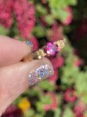 Stronghold Ring with Grape Garnet