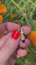 Otto - Faithful Hound Pendant with Lapis Lazuli