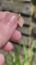 Dagger Escutcheon Necklace