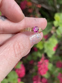 Stronghold Ring with Grape Garnet