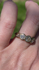 Avalon - 5-Stone Old Euro Cut Diamond Ring