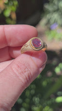 带有 Winza 蓝宝石的皇家战斗印章