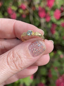 Stronghold Ring with Teal Montana Sapphire