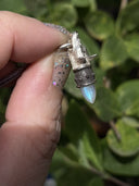 Custom Watchful Hound Pendant with Your Choice of Stones
