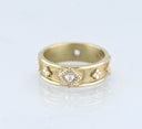 Bastion Ring with Rose Cut Diamonds