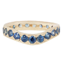 Saturn Eternity Band with Australian Sapphires