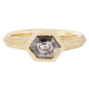 Sigrid - Rosecut Hex Diamond Ring