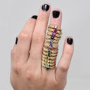 锡兰蓝宝石堡垒戒指