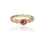 Stronghold Ring with Padparadscha Sapphire