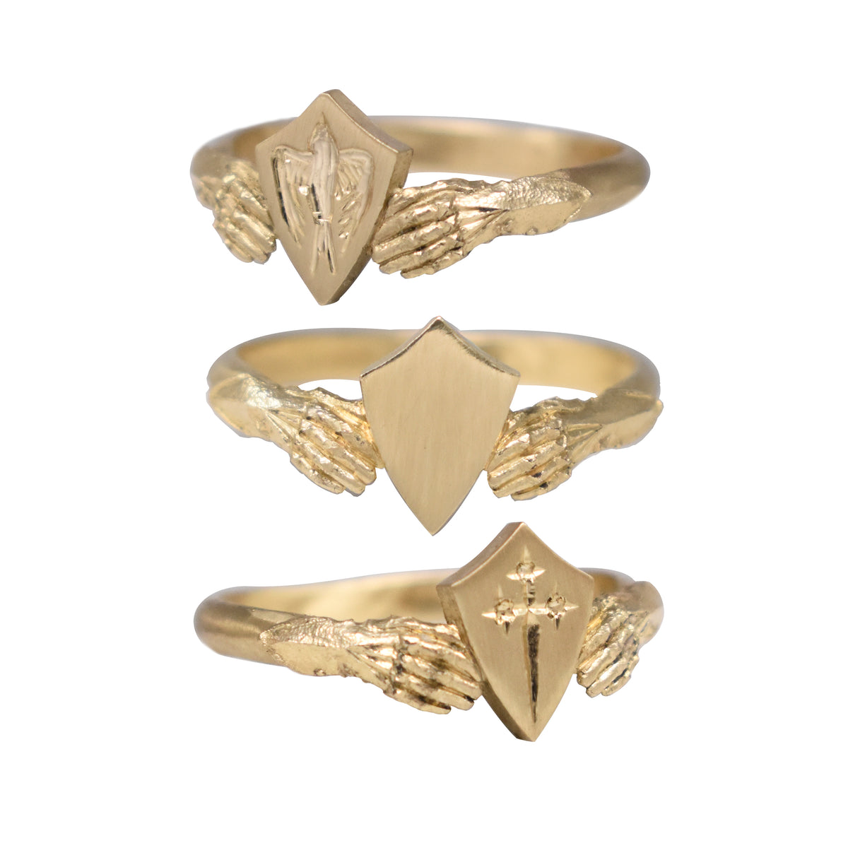 Sheild Rings Stronghold Shield Ring – Morgaine Faye