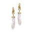 Treasury Earrings with Biwa Pearls
