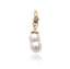 Single Treasury Earring with Twin Pearl