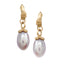 Treasury Earrings with Metallic Pink Pearls