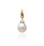 Treasury Pendant with Faceted Pearl