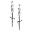 Roccale Earrings with Wavy Daggers