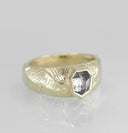 Cyrus- Rosecut Shield Diamond Ring